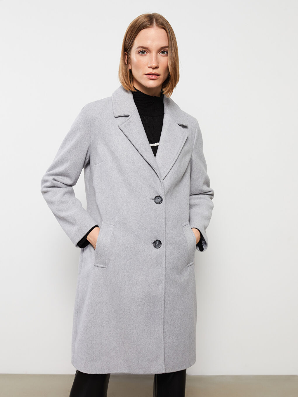 Jacket Collar Women's Cachet Overcoat -S30305Z8-LAL