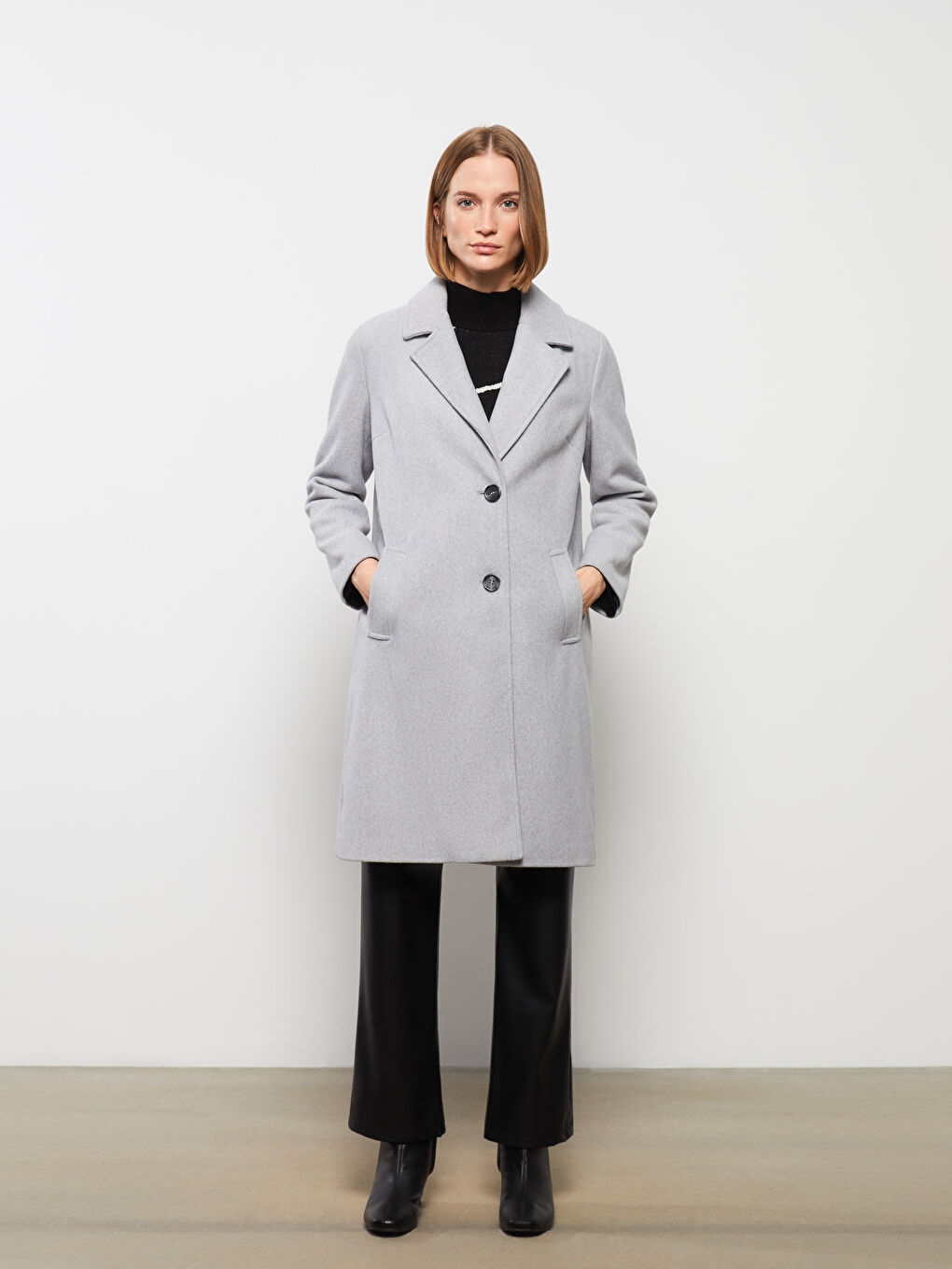 Jacket Collar Women's Cachet Overcoat -S30305Z8-LAL