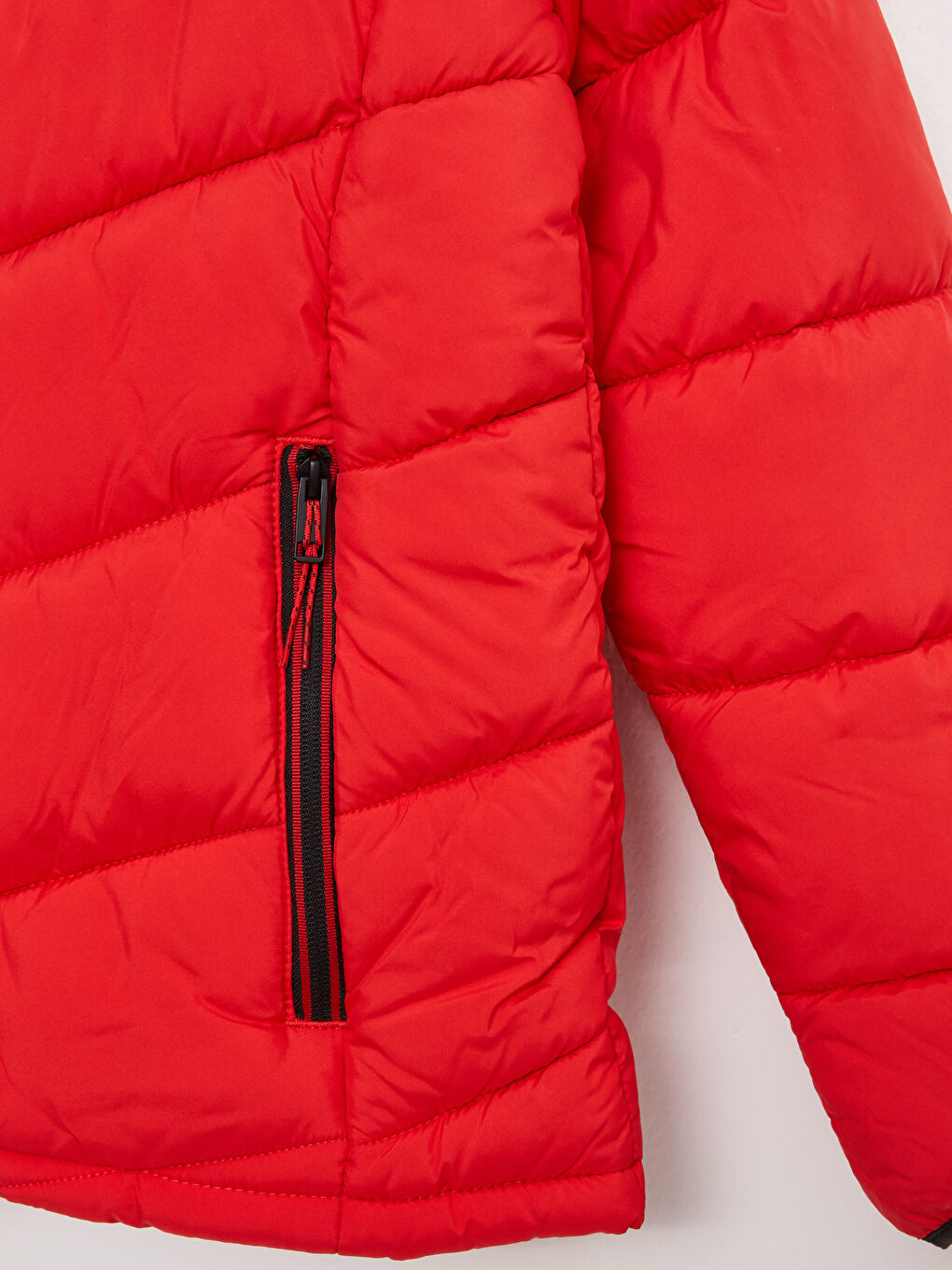 Slim Fit Hooded Men's Puffer Coat -S30312Z8-J4N