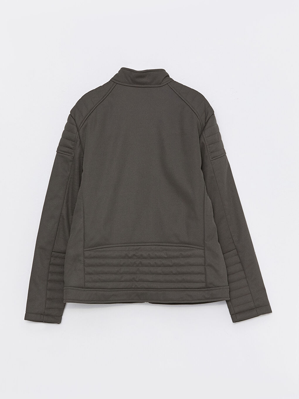 Slim Fit Funnel Neck Men's Coat -S30315Z8-SPM