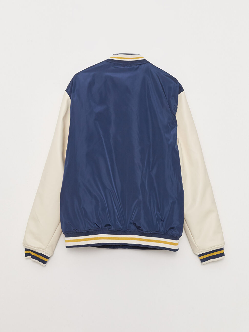 Palton Bomber cu Guler Colegiu Standard Fit pentru Bărbați-6