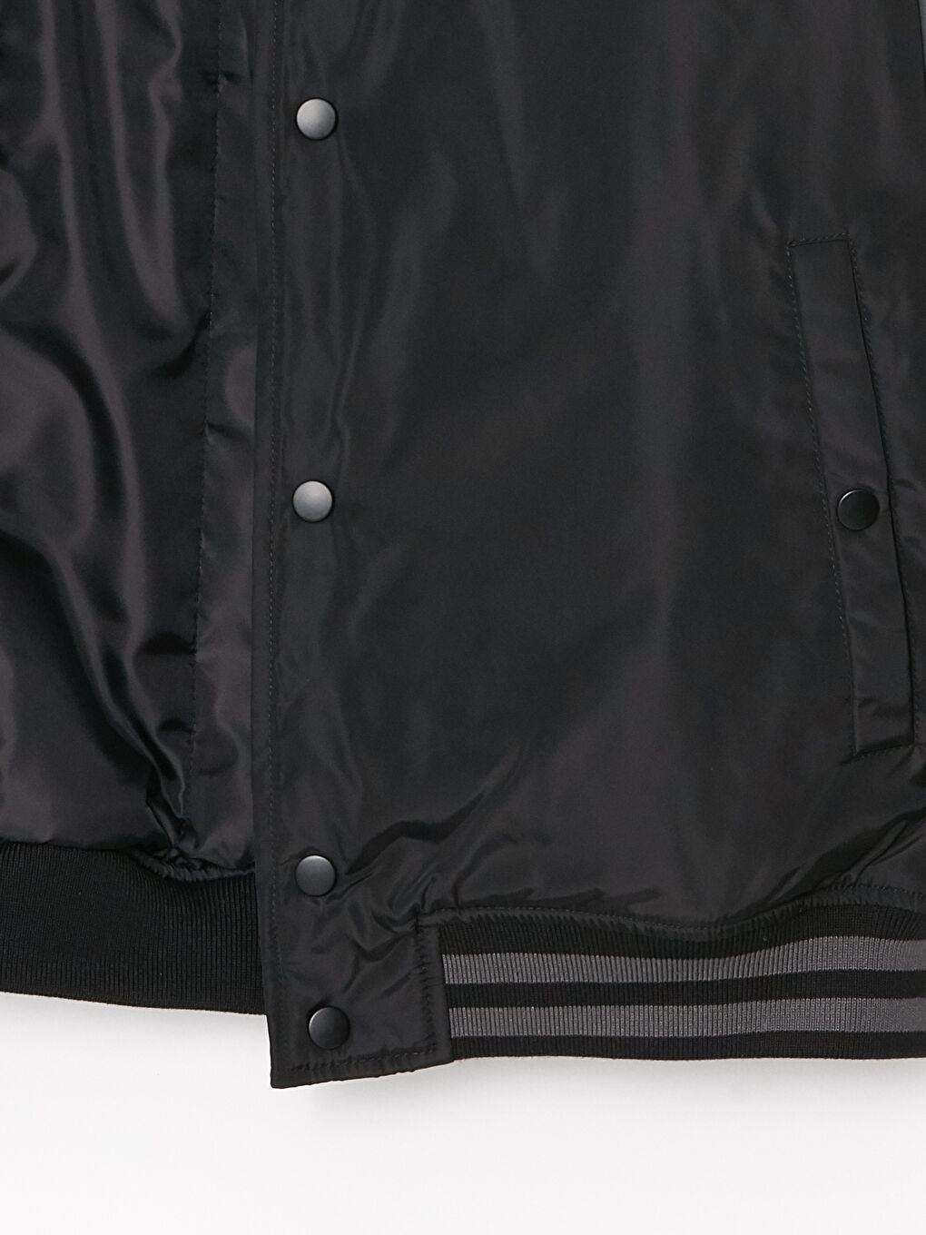 Куртка-бомбер для чоловіків зі стандартним кроєм і коміром коледж-7