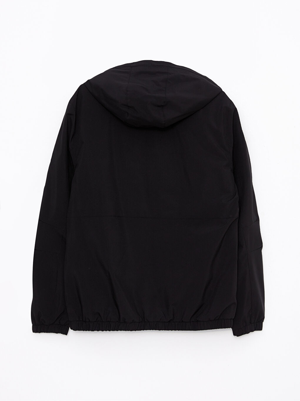 بالطو مطر بفتحة عادية بكابوش للرجال-6