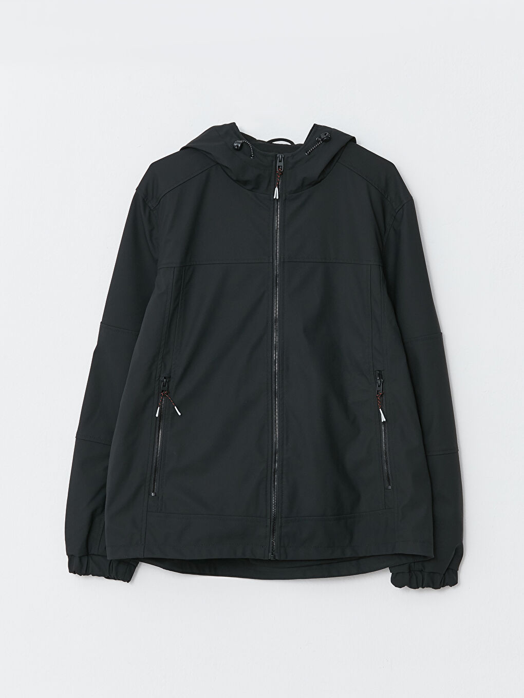 Дождевик с капюшоном стандартного кроя для мужчин-5