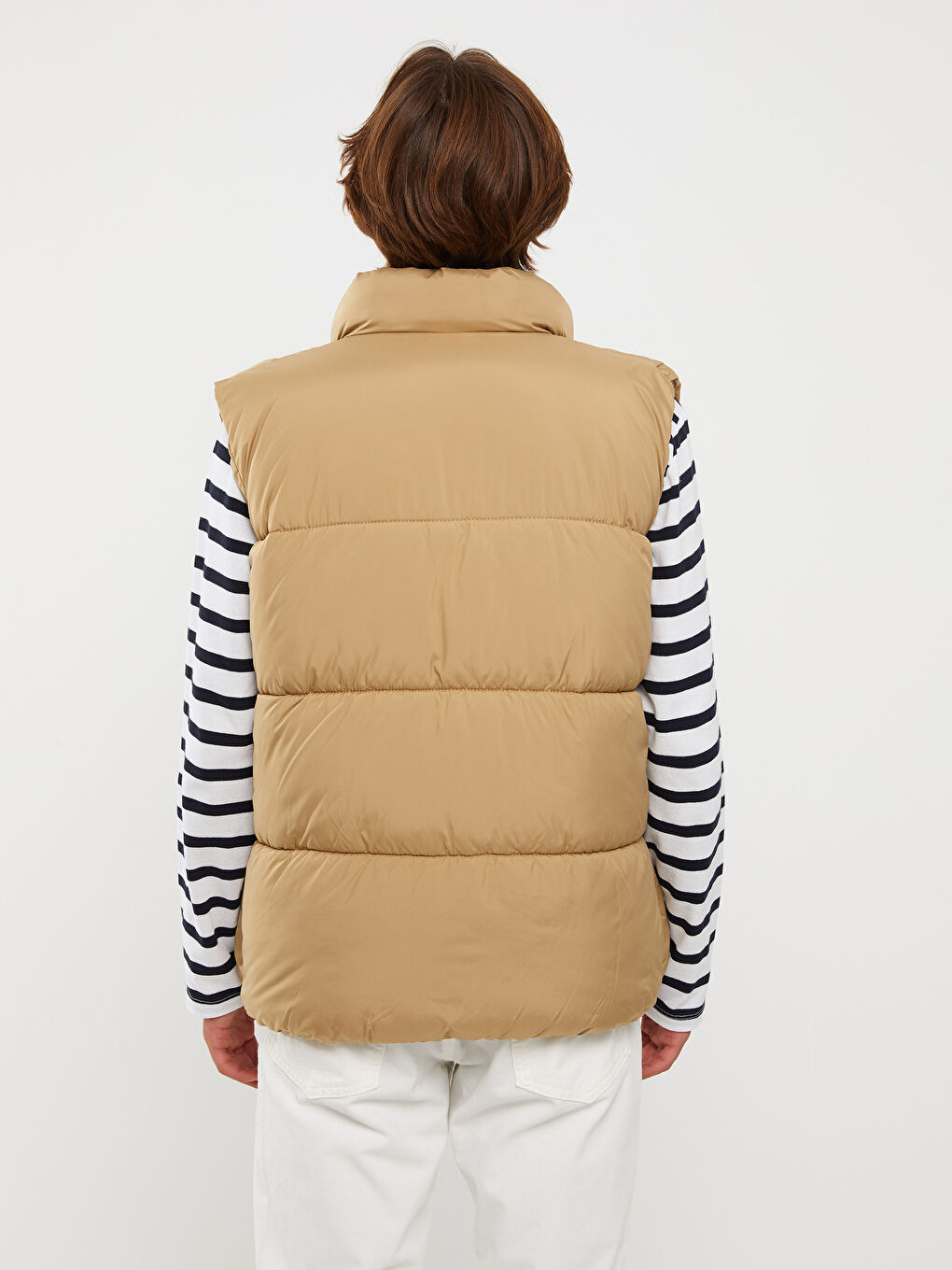 LCW Casual Standard Fit Funnel Neck Men's Puffer Gilet -S30334Z8-K5W