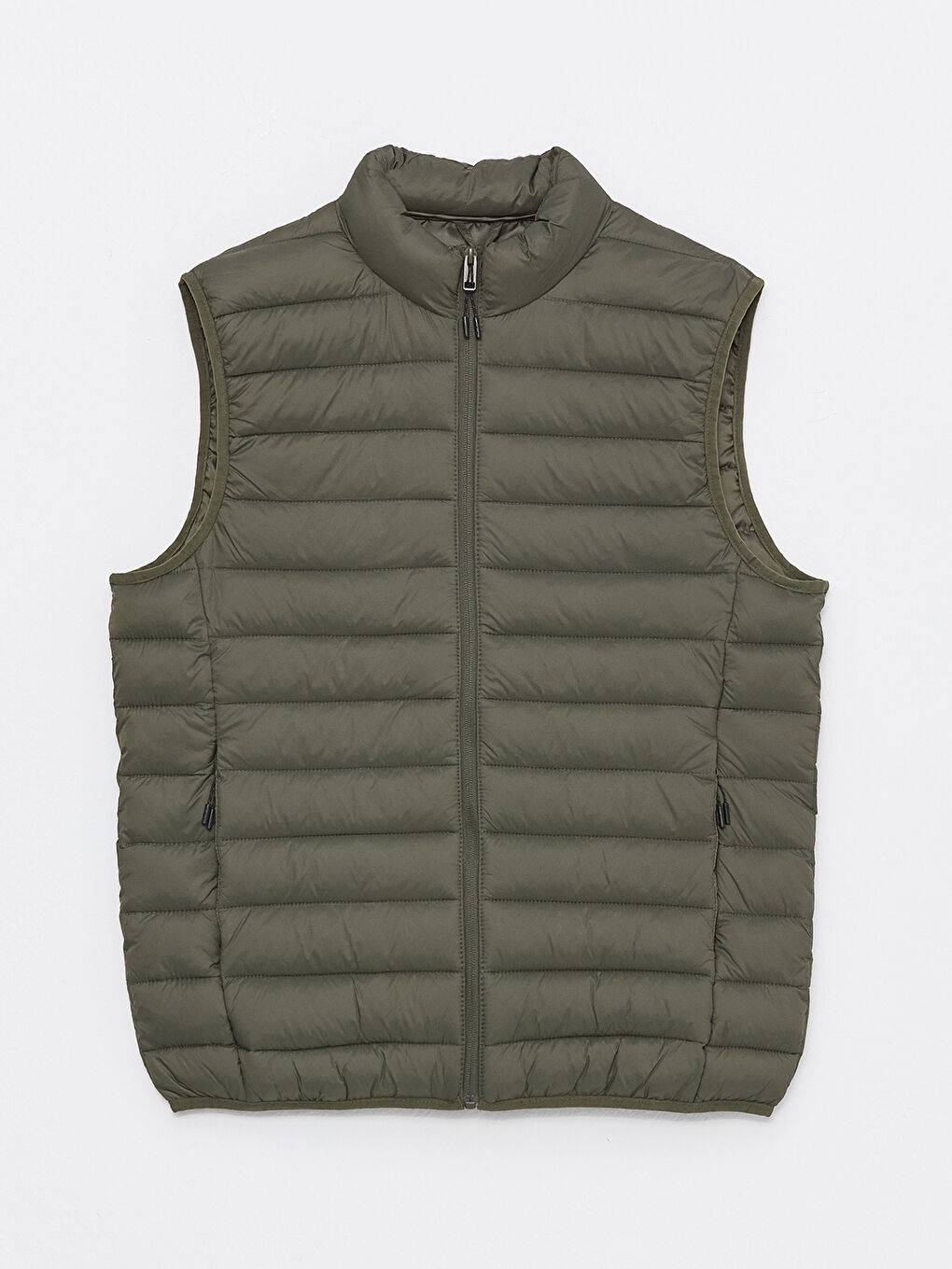 فيست منتفخ بياقة قمع رفيع للرجال-5
