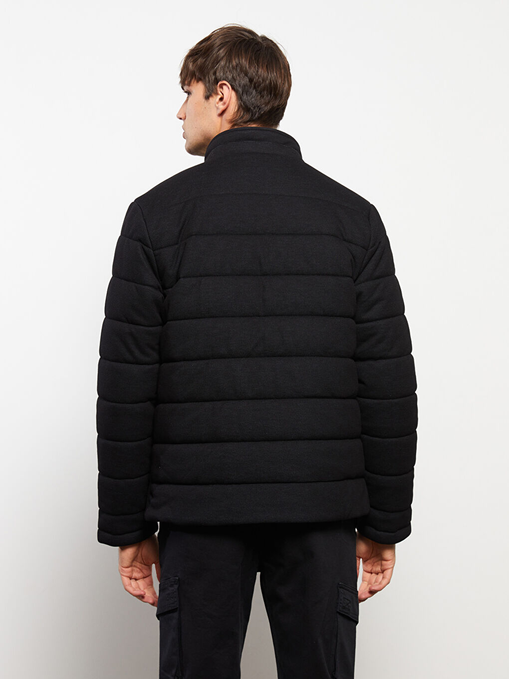 LCW Casual Standard Fit Funnel Neck Men's Puffer Coat -S30339Z8-CVL