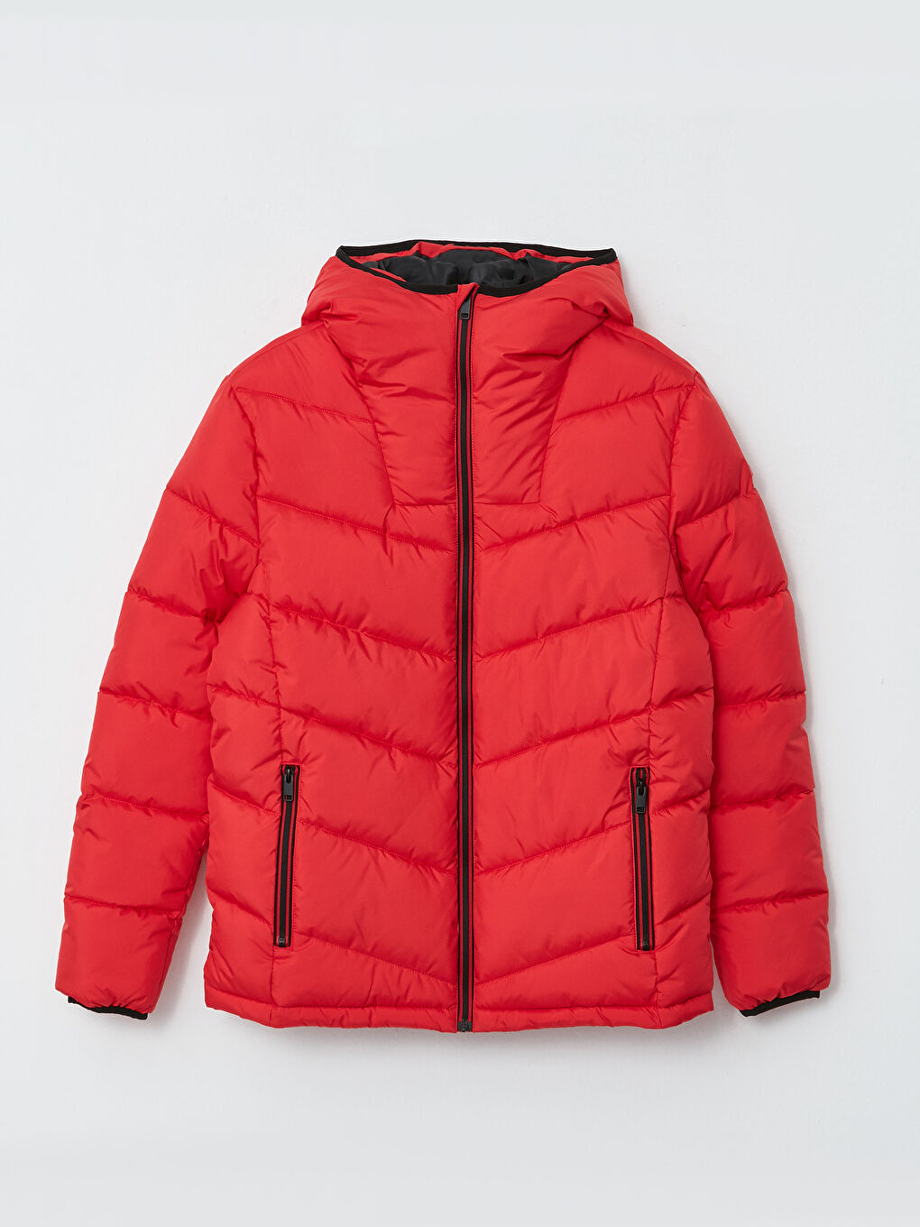 სტანდარტული ჭრა კაპიუშონიანი მამაკაცის დუტის ქურთუკი-7