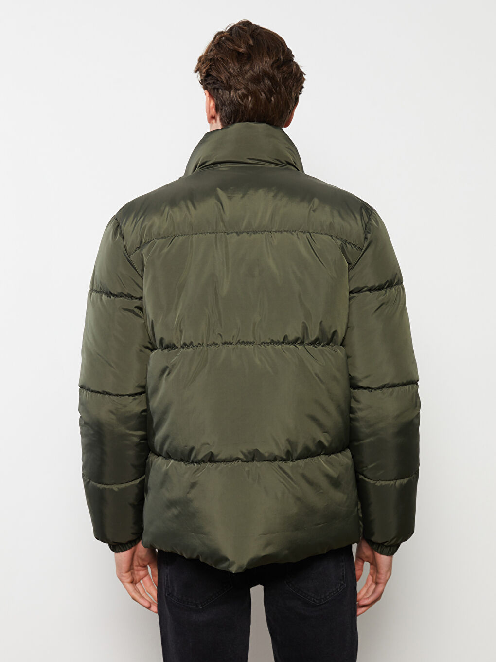 LCW Casual Standard Fit Funnel Neck Men's Puffer Coat -S30341Z8-HCZ