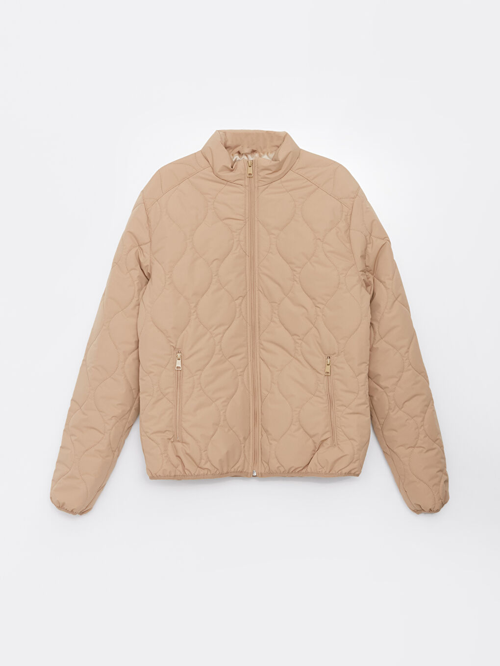 Standard Fit Funnel Neck Men's Puffer Coat-6