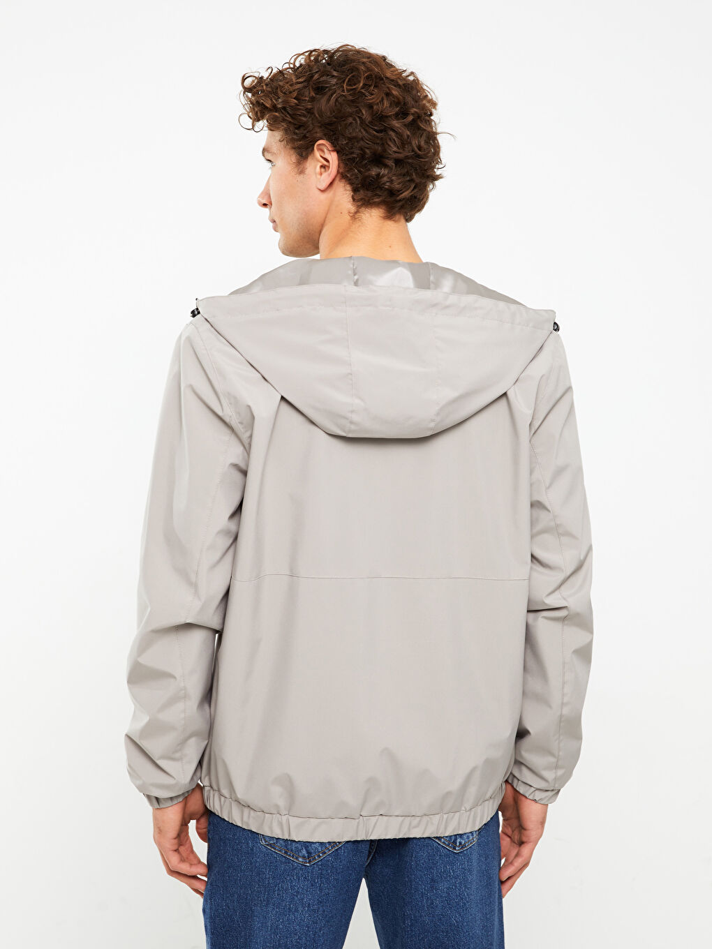 Standard Fit Hooded Men's Raincoat -S30353Z8-CV3