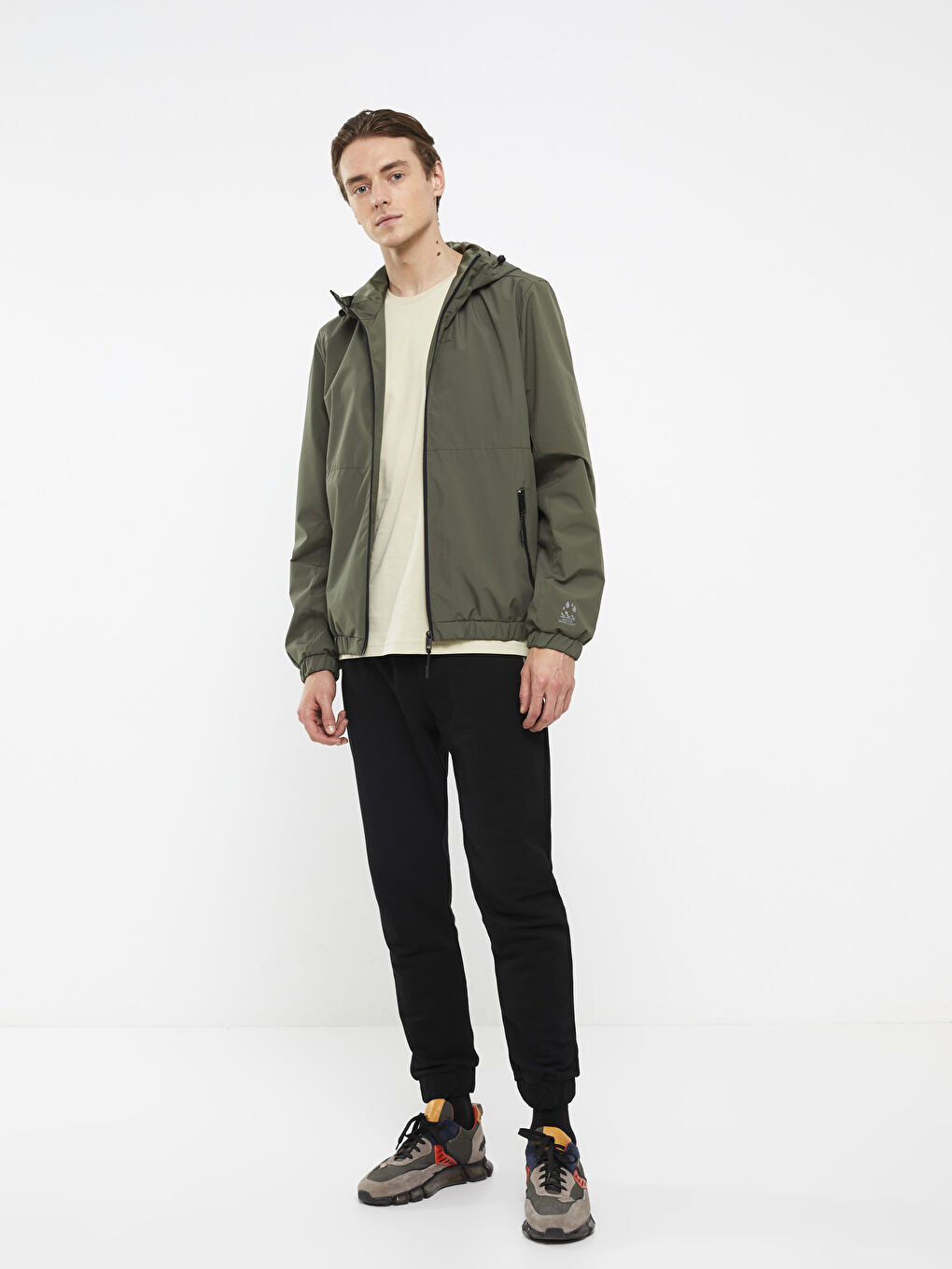 Regular Fit Hooded Men's Raincoat -S30353Z8-HCZ