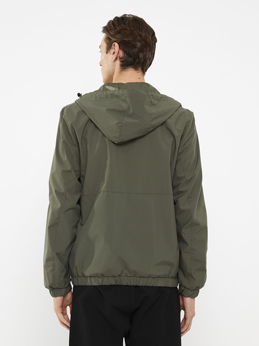 Regular Fit Hooded Men's Raincoat -S30353Z8-HCZ