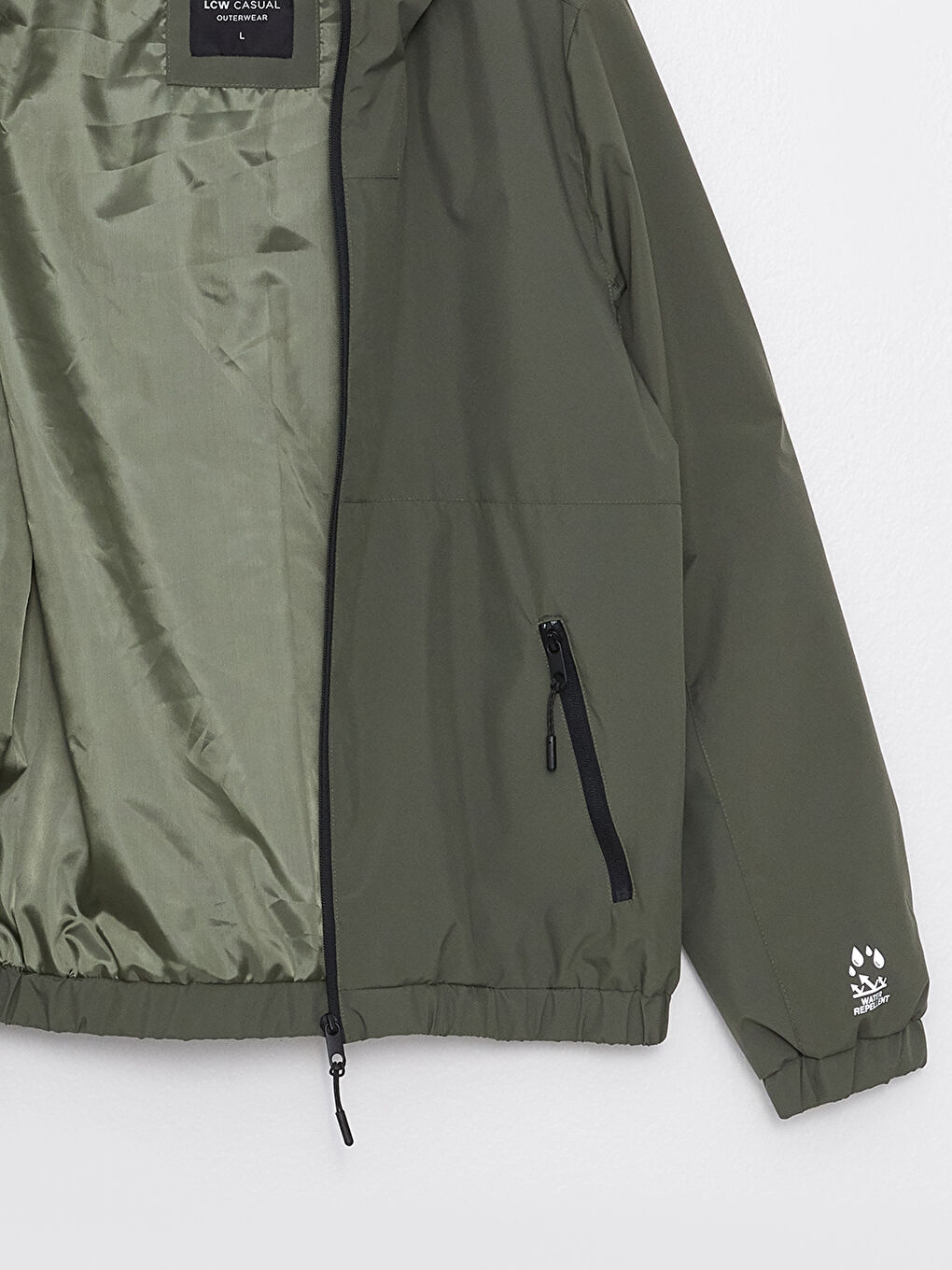 Regular Fit Hooded Men's Raincoat -S30353Z8-HCZ