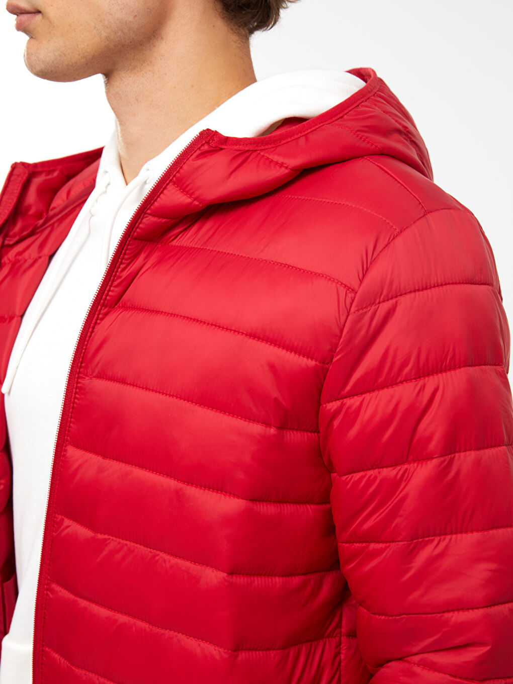 LCW Casual Slim Fit Hooded Men's Puffer Coat -S30360Z8-HKD