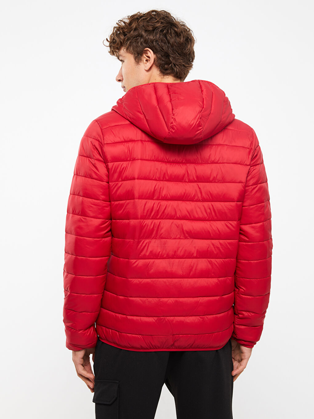 LCW Casual Slim Fit Hooded Men's Puffer Coat -S30360Z8-HKD