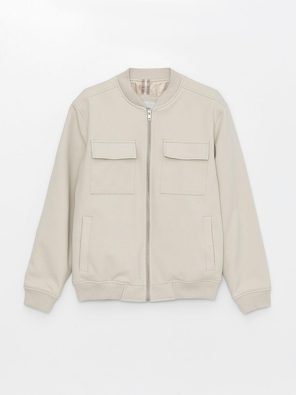 Slim Fit College Collar Men's Coat-5