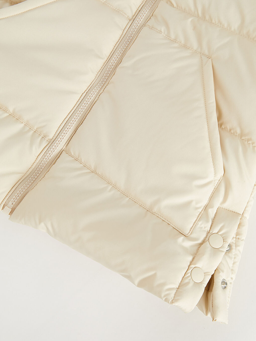 Hooded Girl Down Vest -S30379Z4-FVU