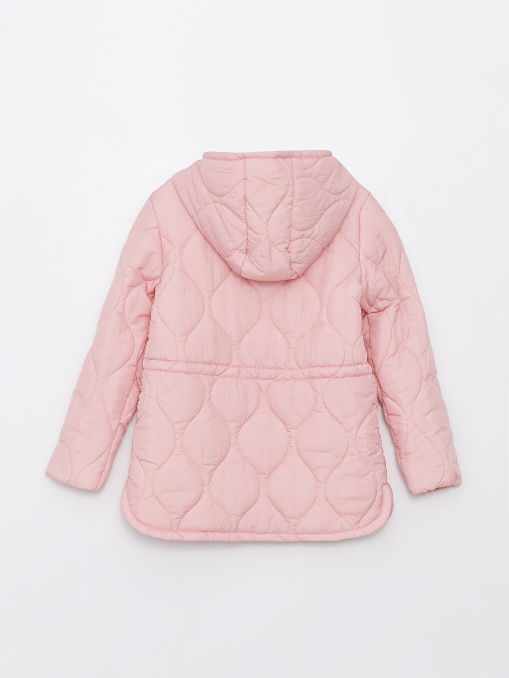 Hooded Quilted Patterned Girl Coat -S30384Z4-FGV