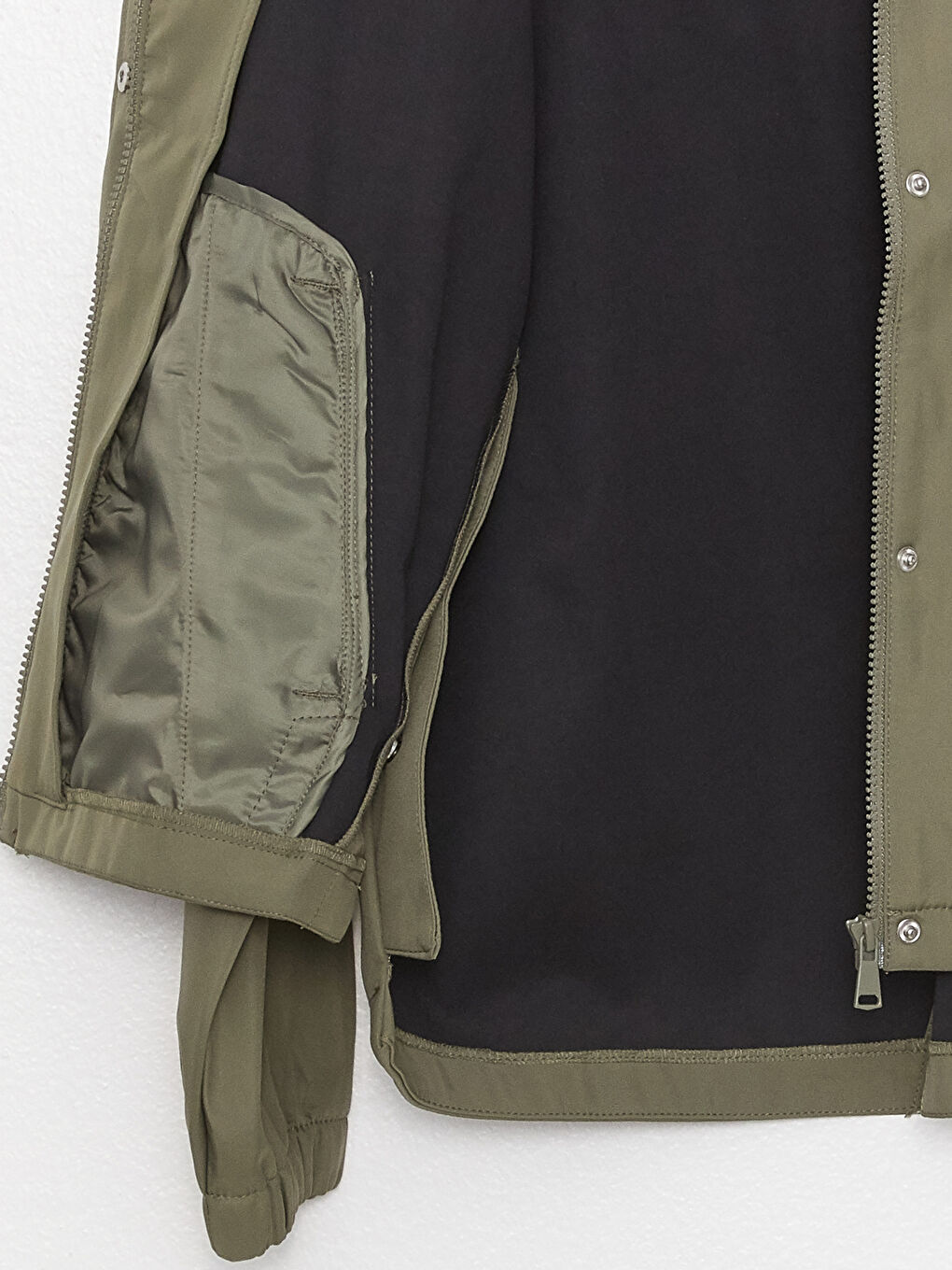 Mit Kapuze Schlichter Oversize Regenmantel für Damen-7