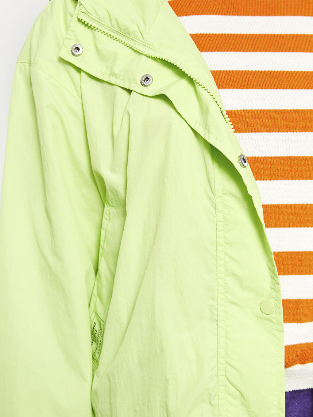 XSIDE Hooded Printed Long Sleeve Women's Raincoat -S30403Z8-EW3