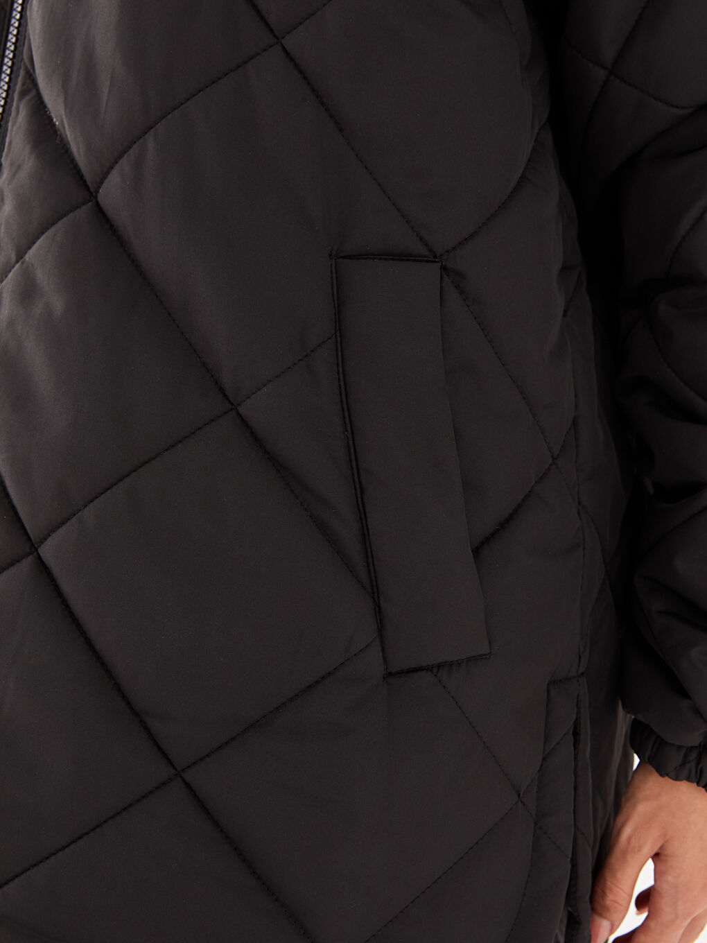 LCW Vision Hooded Quilted Women's Puffer Coat -S30413Z8-CVL