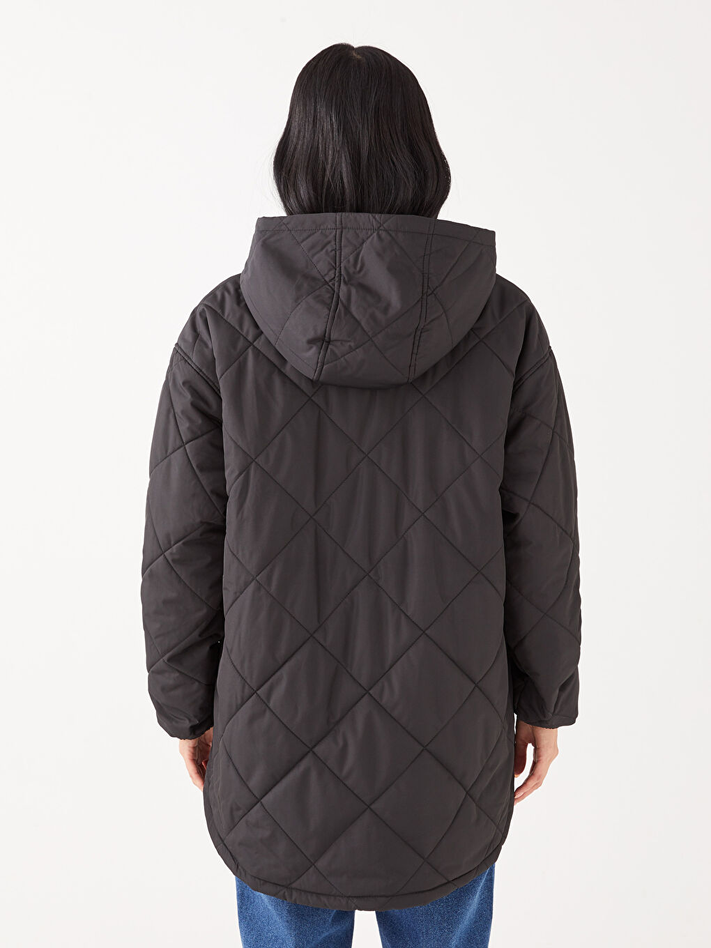 LCW Vision Hooded Quilted Women's Puffer Coat -S30413Z8-CVL