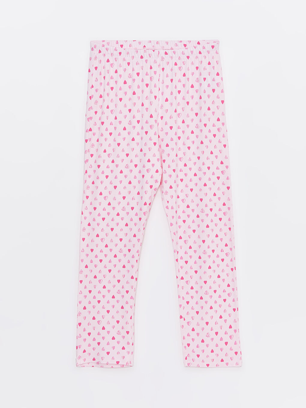 U Neck Patterned Short Sleeve Women's Pajamas Set -S30437Z8-LSZ