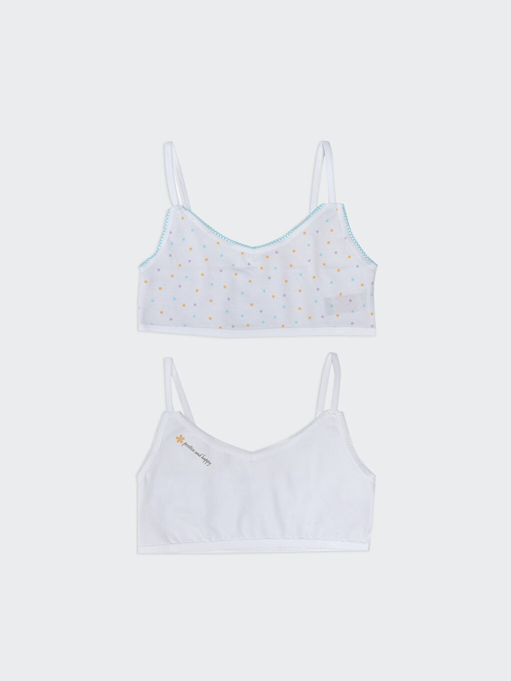 Printed Girls' Bustier Top 2 Pack