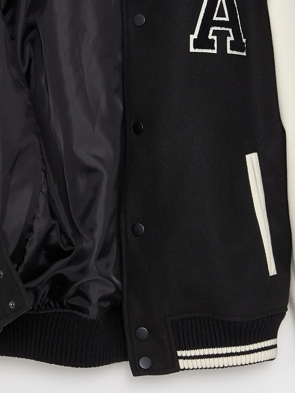 LCW Vision Siyah Slim Fit Uzun Kollu Erkek Kolej Ceket - 11