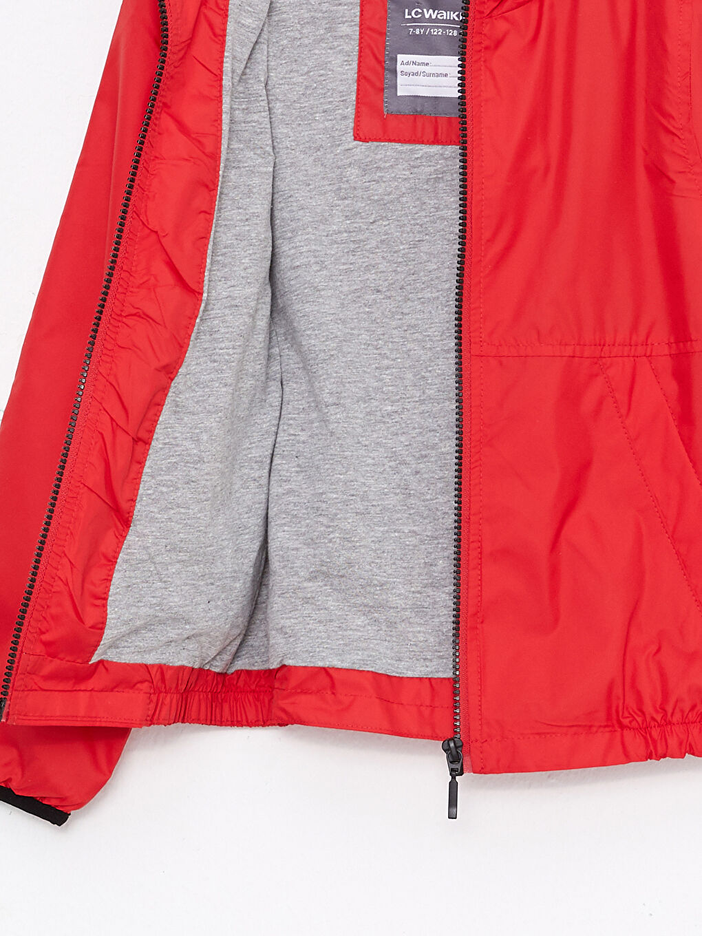 Hooded Basic Boy Raincoat-1