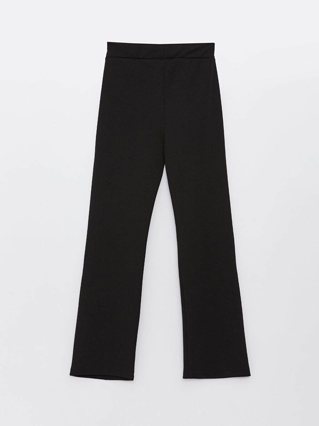 Базовые брюки-клёш для девочек с эластичной талией-1