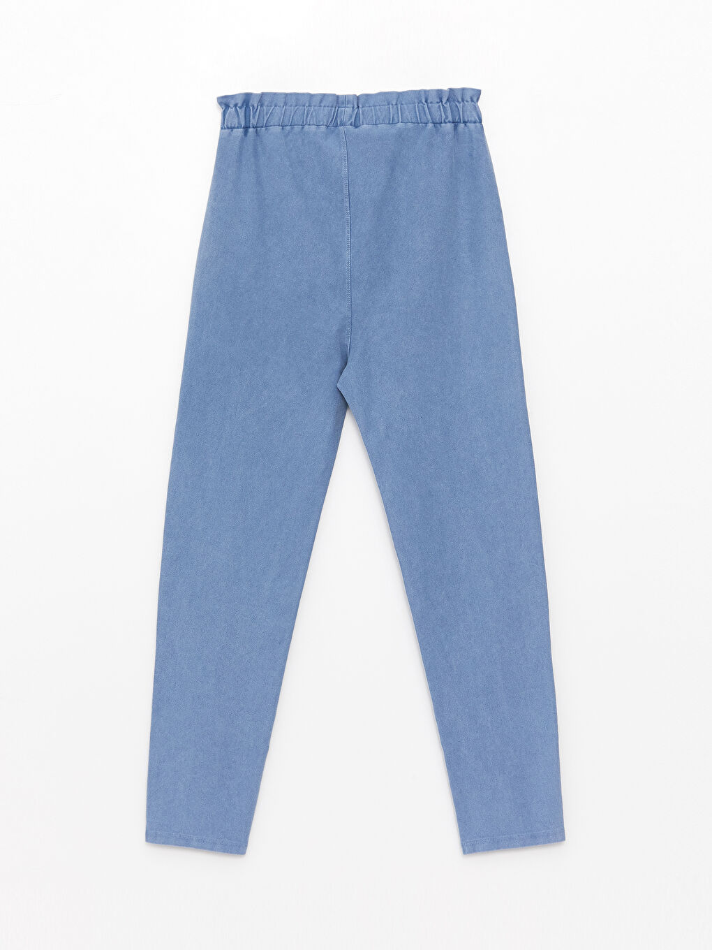Girls' Basic Trousers with Elastic Waist-1