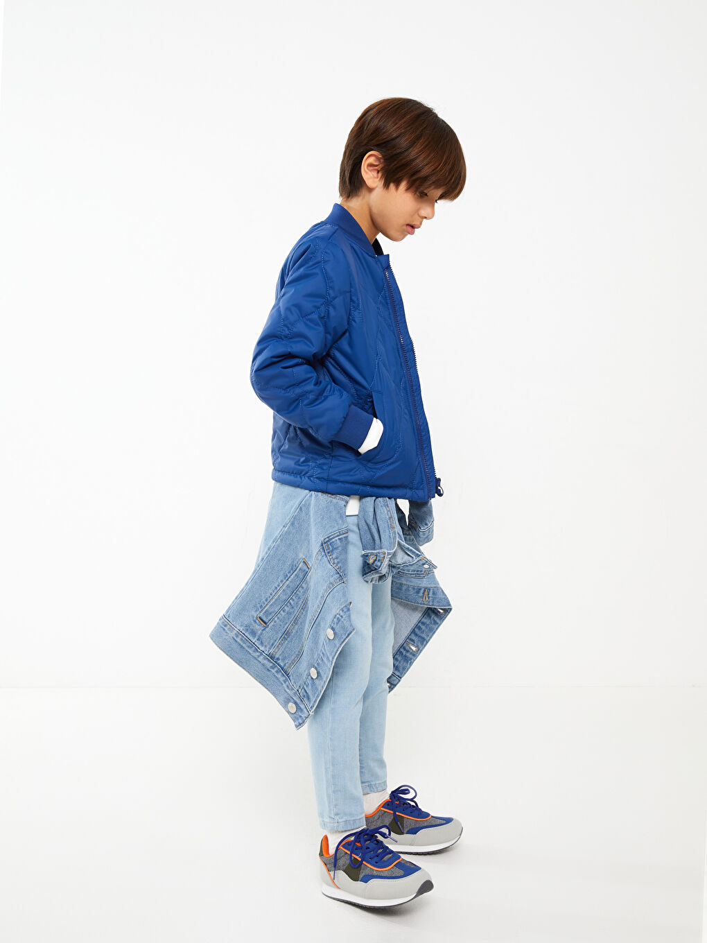 Vestes Garçon à Col Droit-2