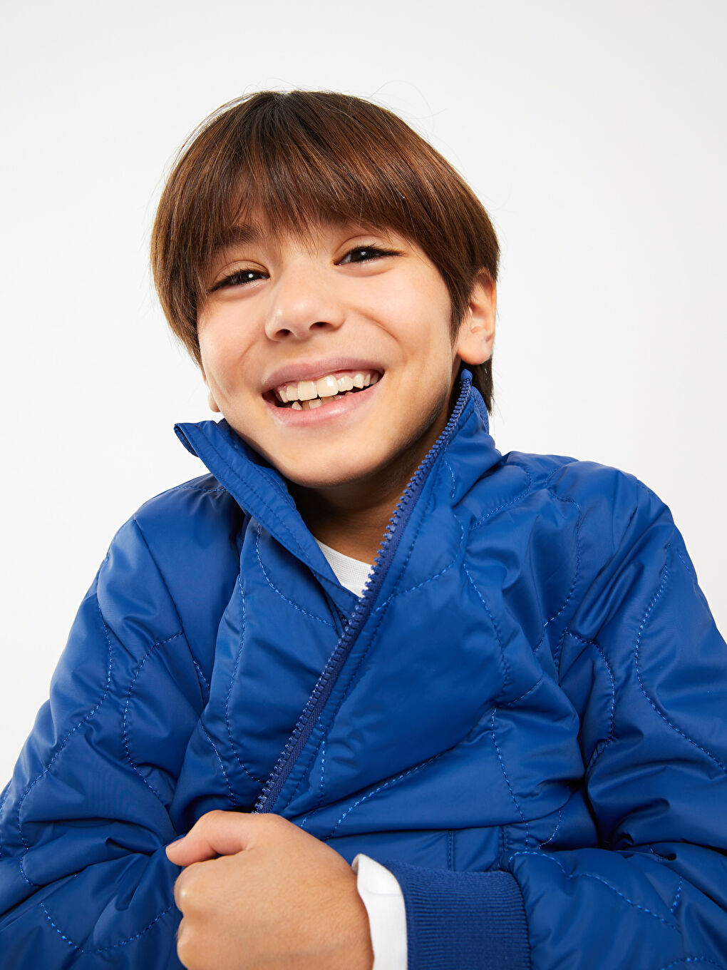 Vestes Garçon à Col Droit-3