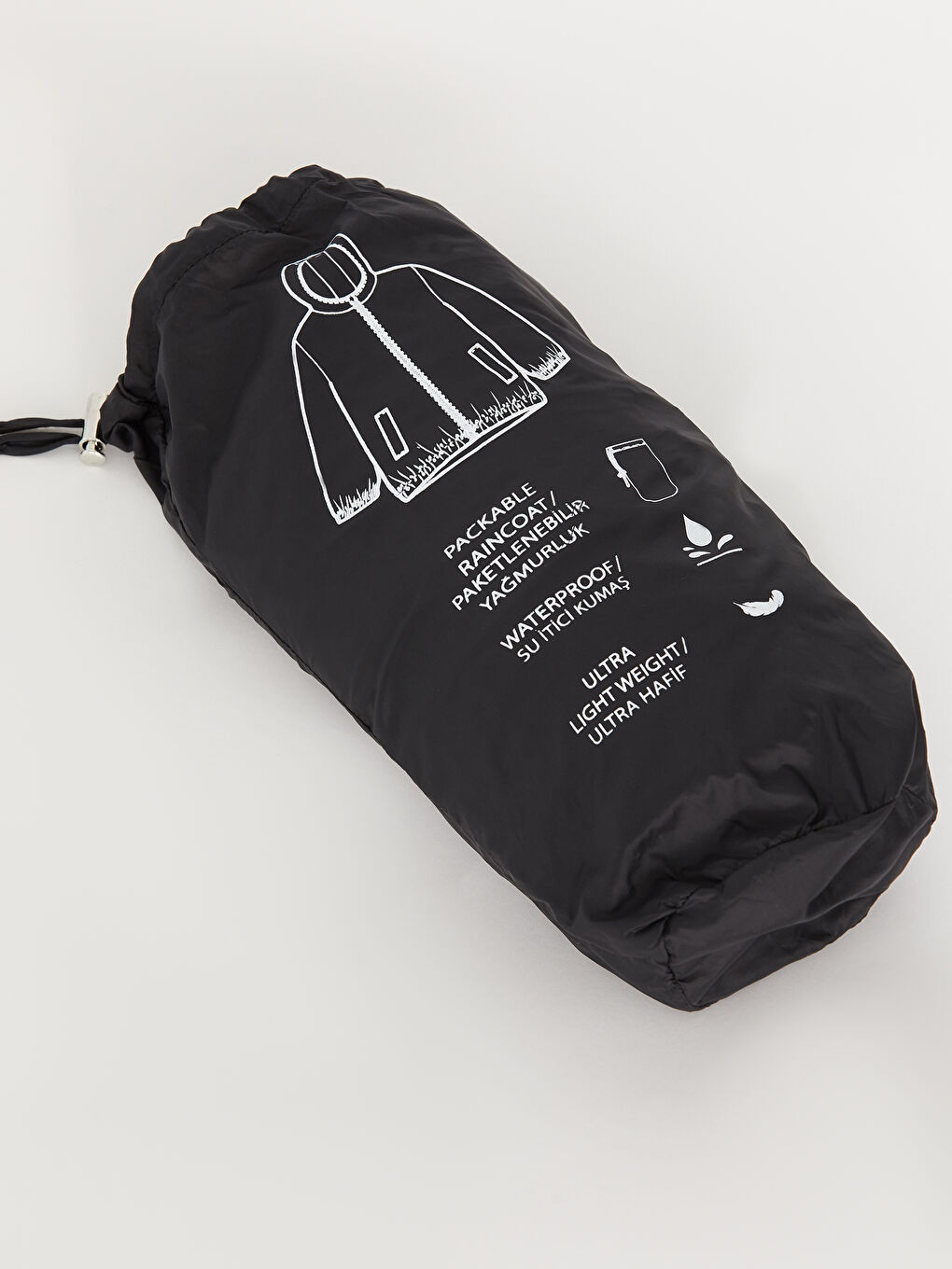 معطف مطر بكابوش للبنات مع شنطة معطف مطر-4