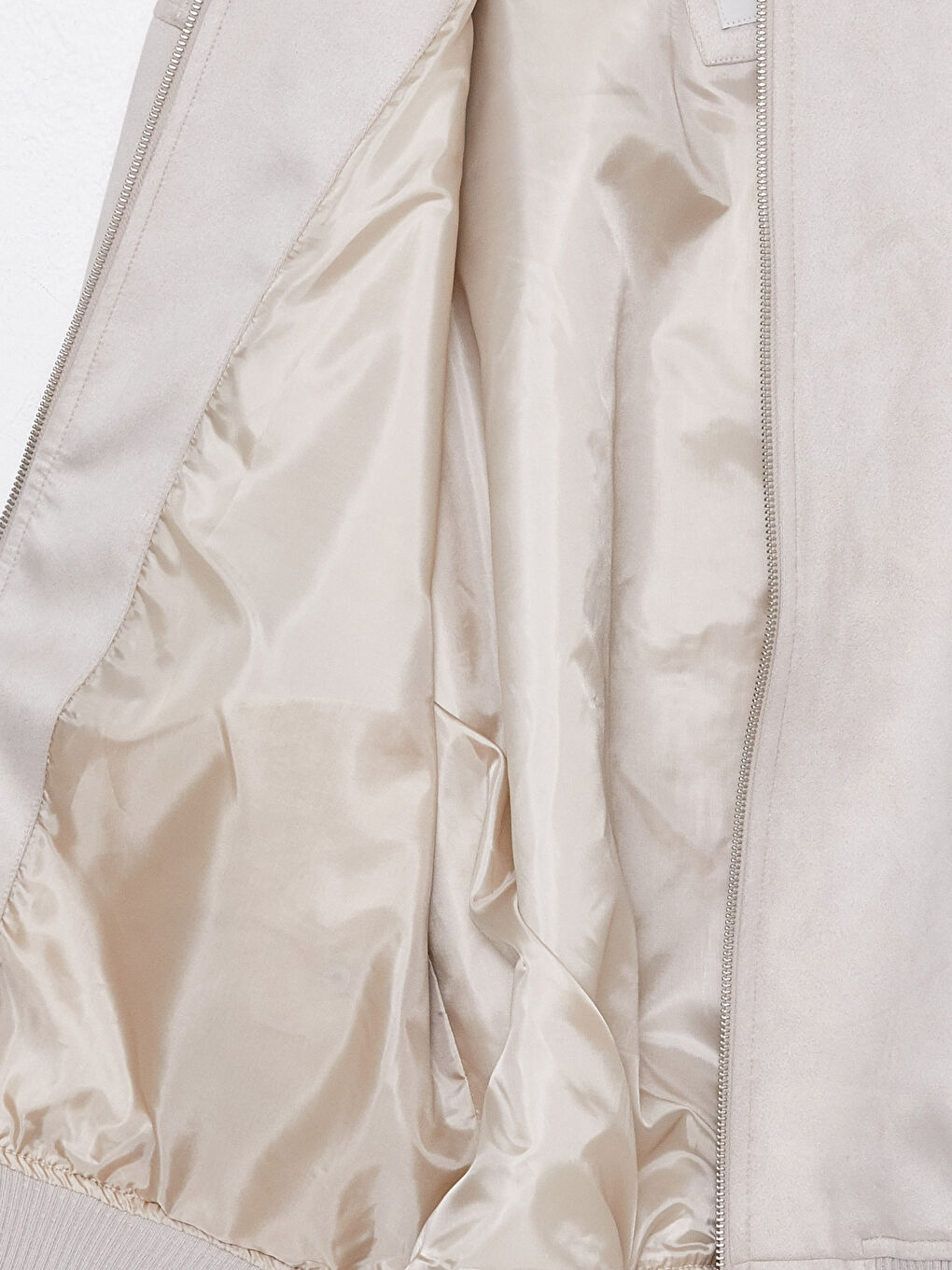 Standart Kalıp Kolej Yaka Erkek Bomber Ceket-7