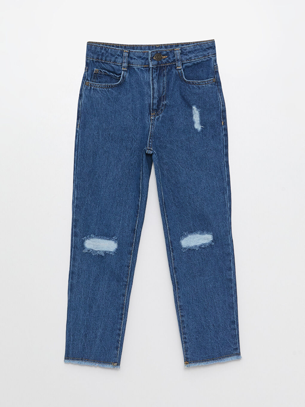 Τζιν Παντελόνι Κοριτσιού με Σκισίματα-2