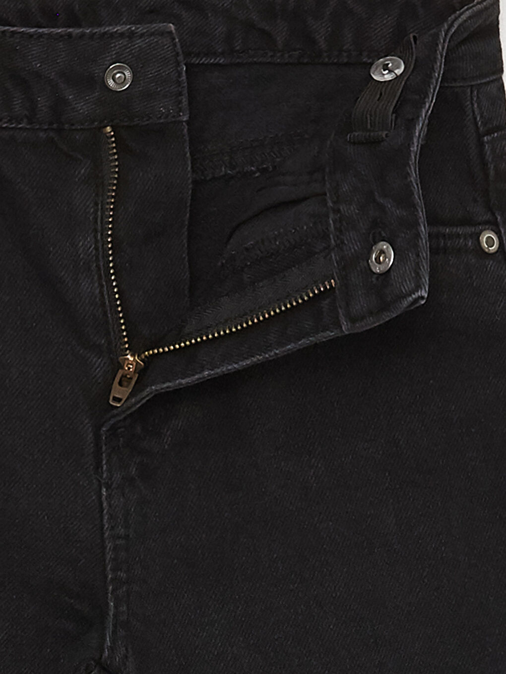 Blugi Evazați Simpli Fete Din Denim-4