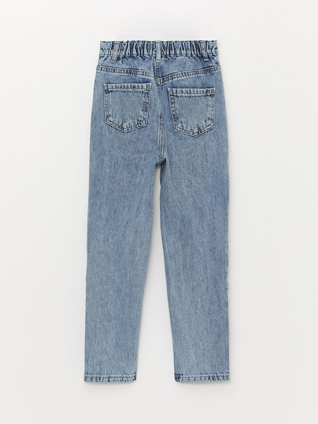 Elasticated Waist Basic Girls' Jeans -S30566Z4-V2T