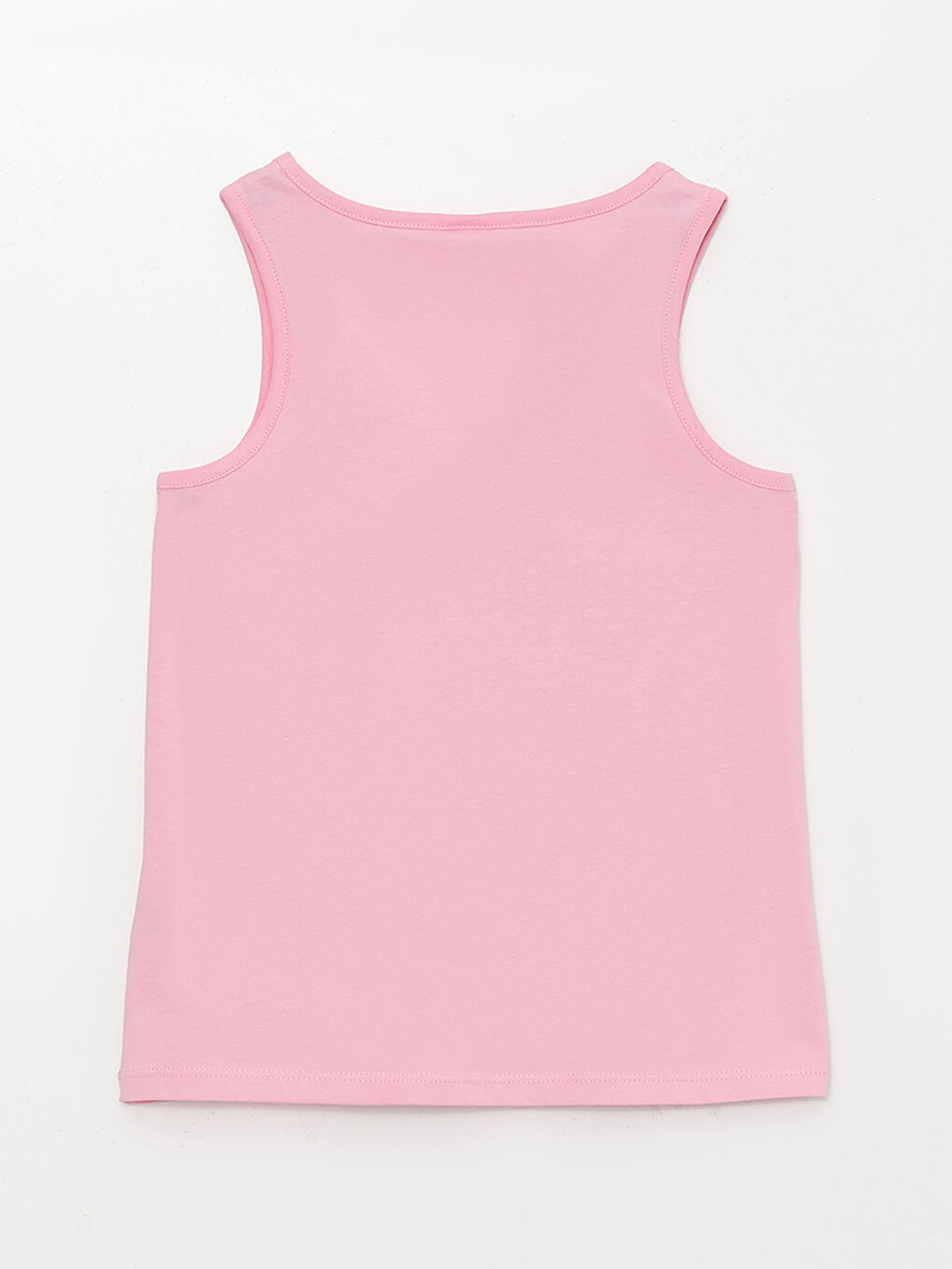 Crew Neck Printed Girls' Tank Top-1
