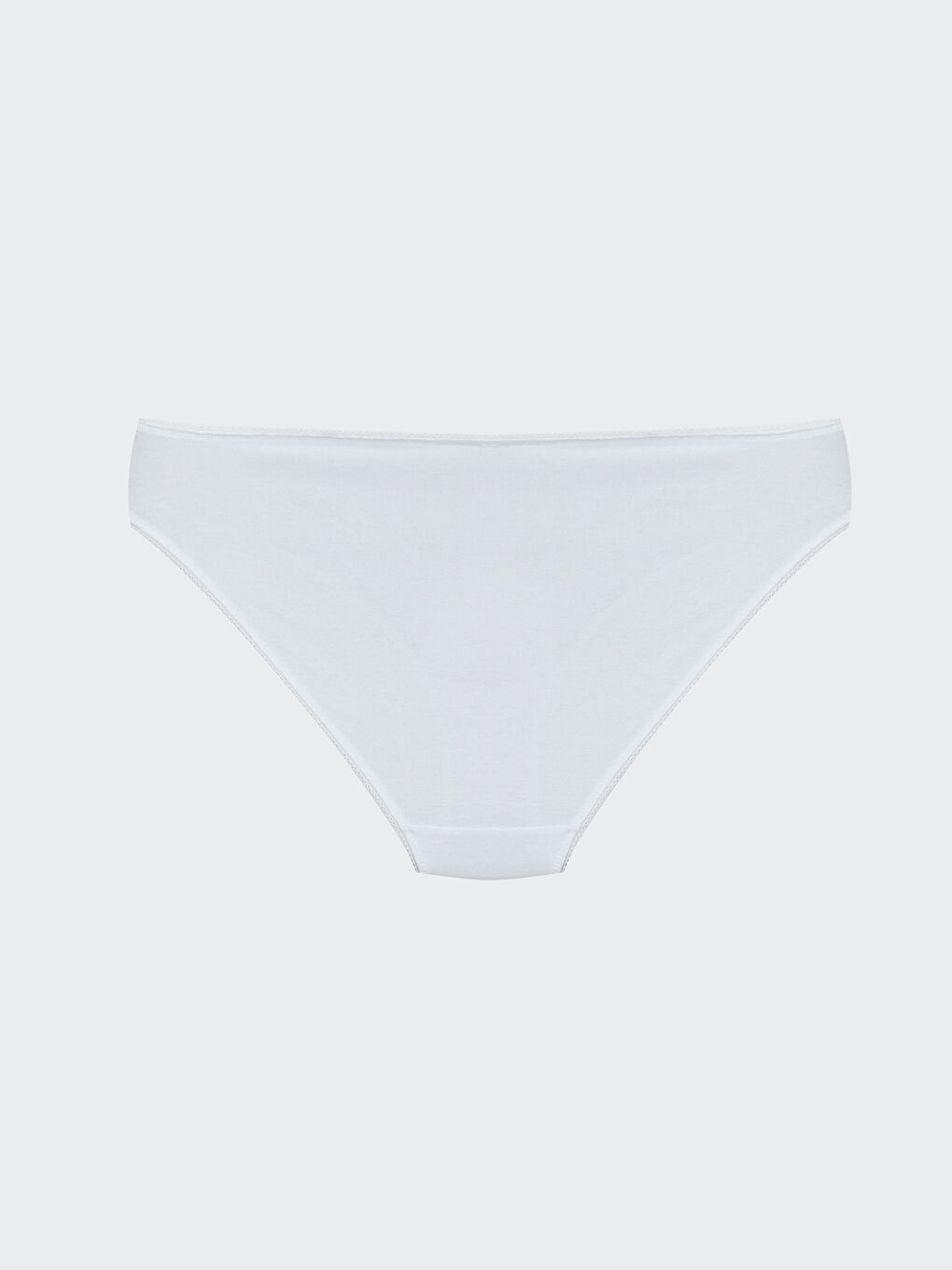 Beyaz Düz Bikini Külot 3'lü-2
