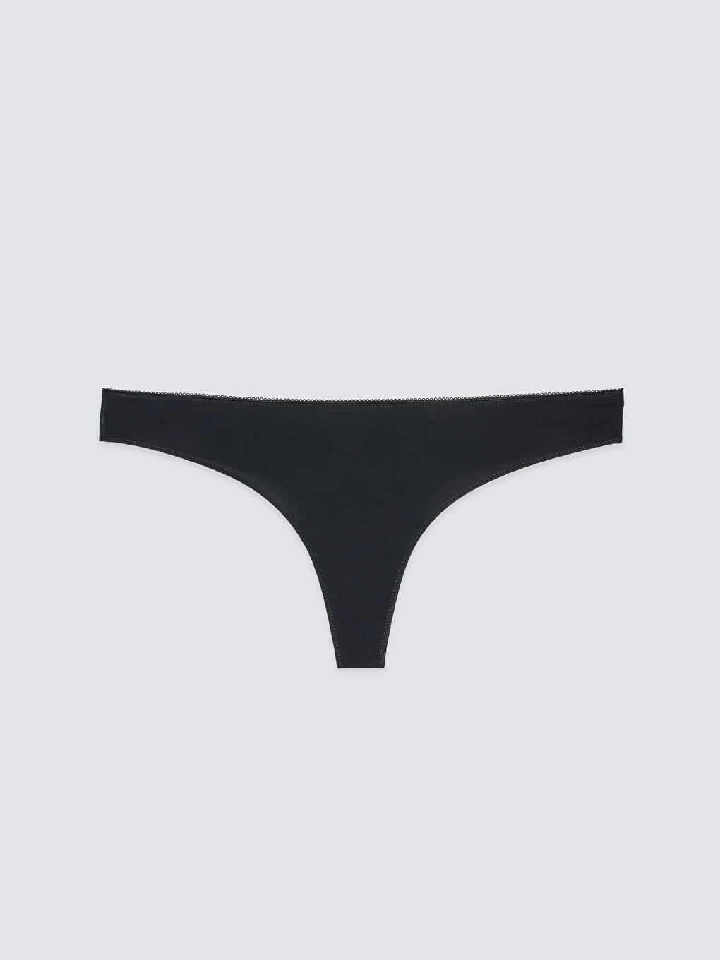 Beyaz Düz Tanga Külot 3'lü Paket-1