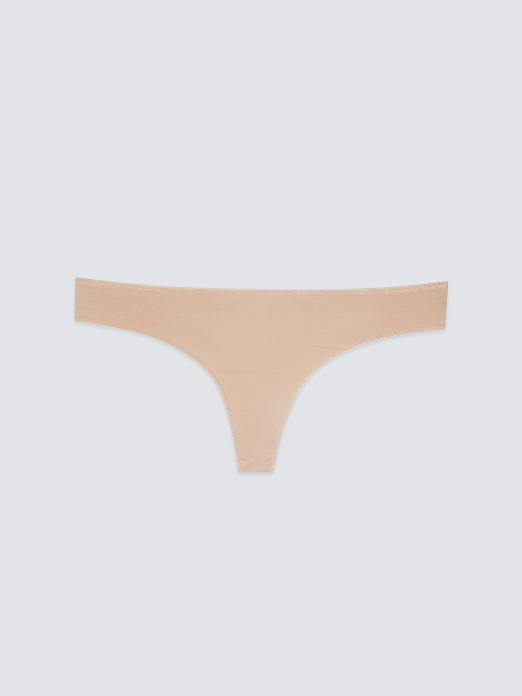 Beyaz Düz Tanga Külot 3'lü Paket-3