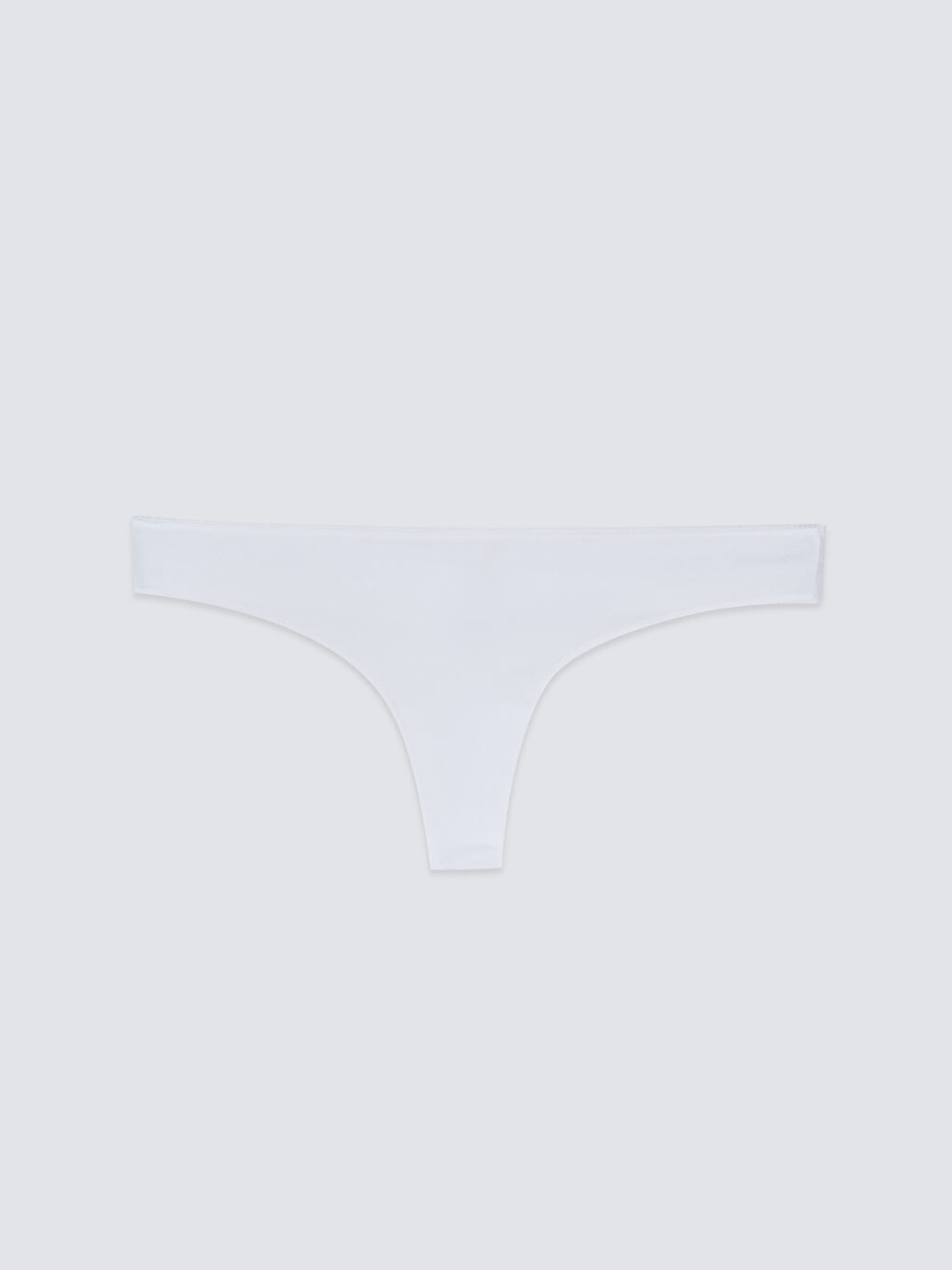 Beyaz Düz Tanga Külot 3'lü Paket-5