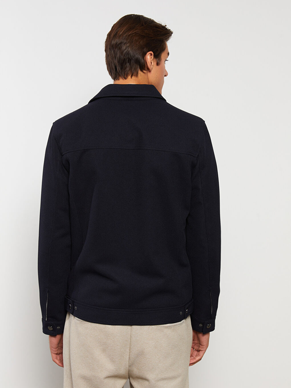 LCW Vision Slim Fit Collared Neck Men's Coat -S30601Z8-RFG