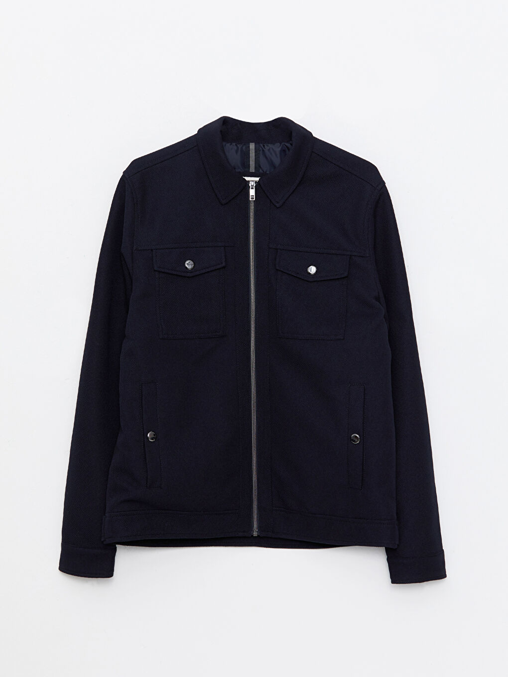 LCW Vision Slim Fit Collared Neck Men's Coat -S30601Z8-RFG