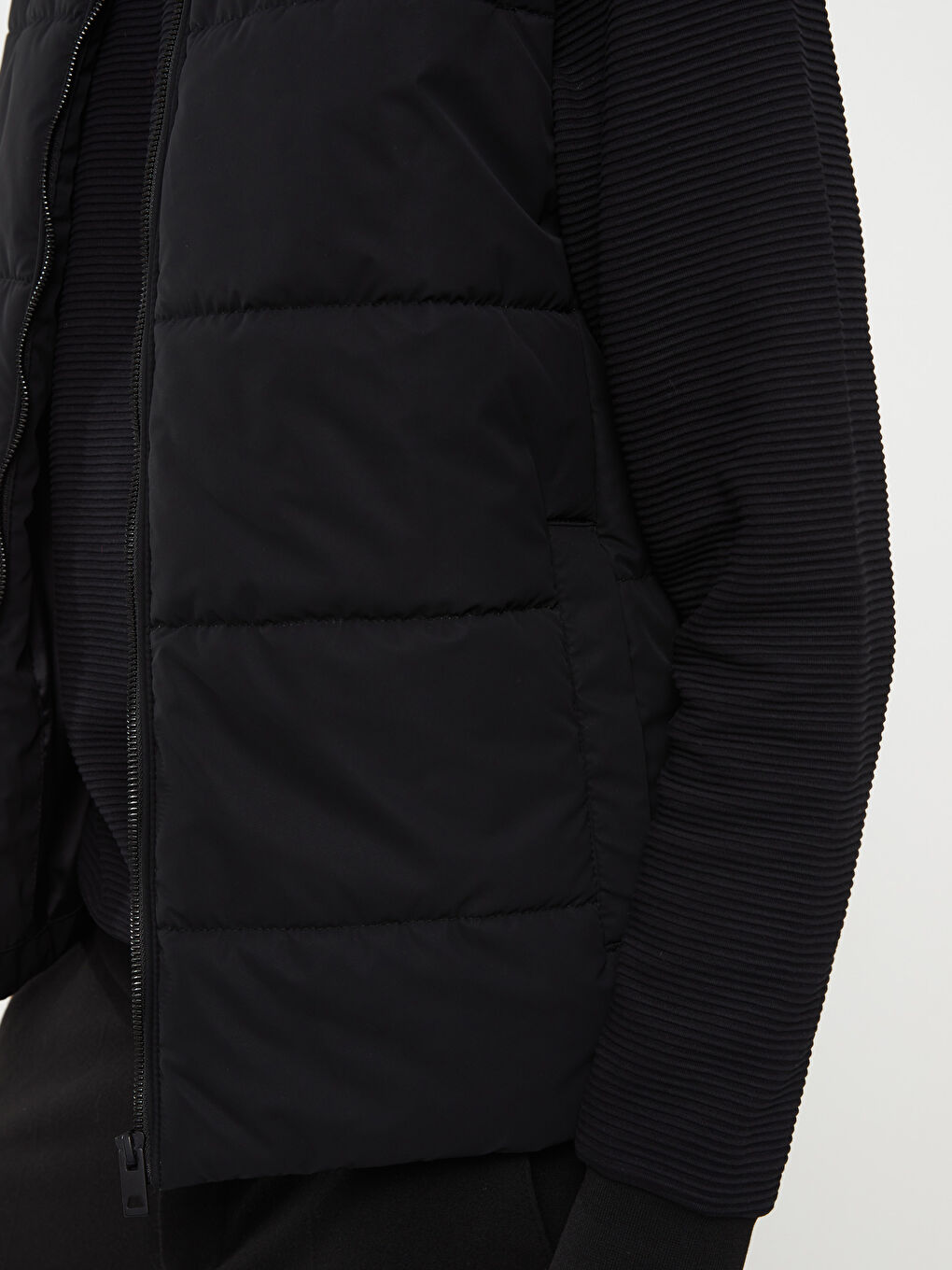 Vestă pentru Bărbați cu Guler Colegiu, Croială Standard-2