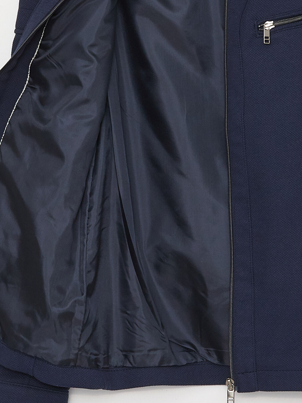 Ерлерге арналған тар пішім байкер жағалы пальто-7