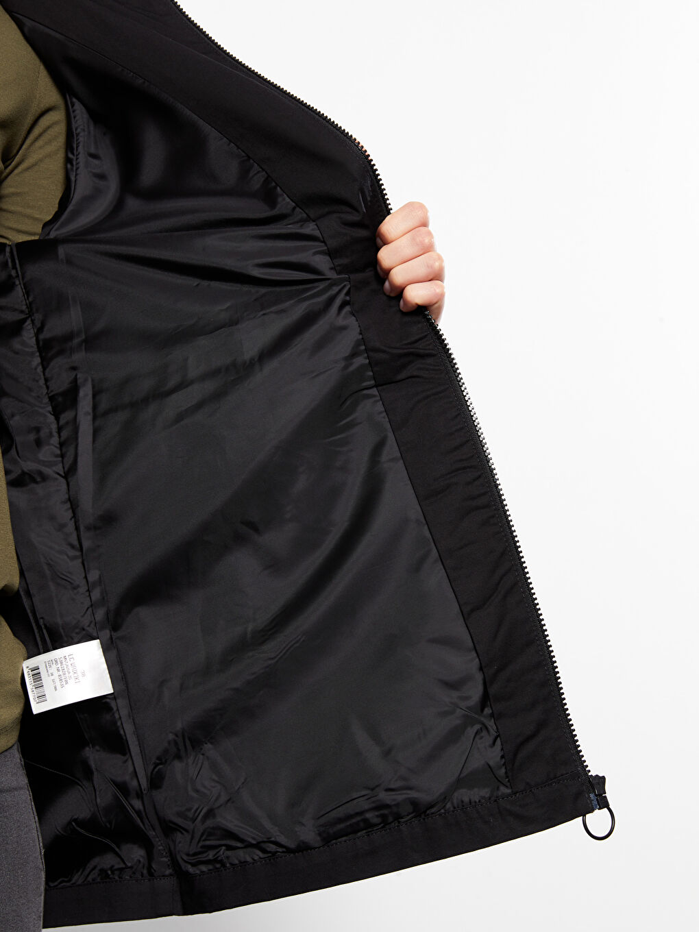 Women's Hooded Plain Coat-4